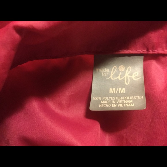 2 MADE FOR LIFE BLUE & PINK  JACKETS SZ M & SZ S. - Picture 6 of 6